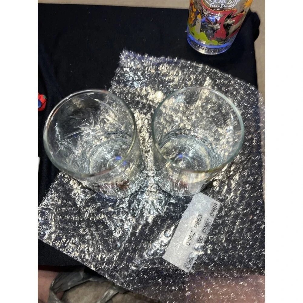 1981 Arby's B.C. Ice Age Collector's Series 2 Glasses New VINTAGE